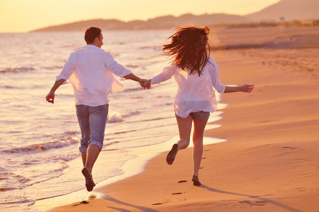 couple on beach