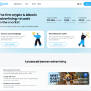 crypto advertising network