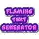 flaming text generator