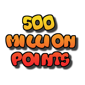 500 million points